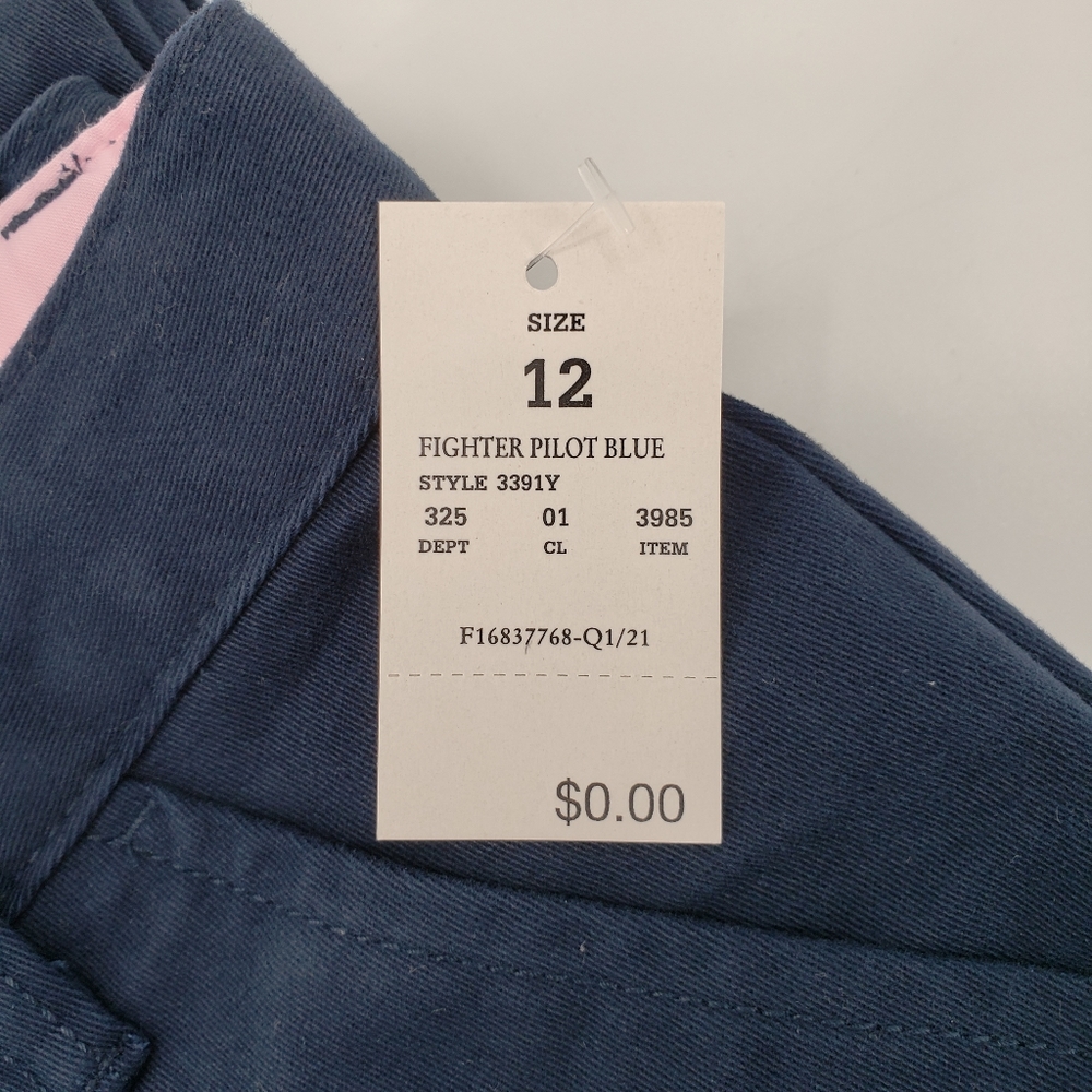 NWT Cat & Jack Girls School Uniform Pants Size 12 - Four Pack Beige And Blue - Picture 11 of 11